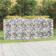 Vidaxl Schanskorf a augmenté de 200x50x100 cm fer galvanisé