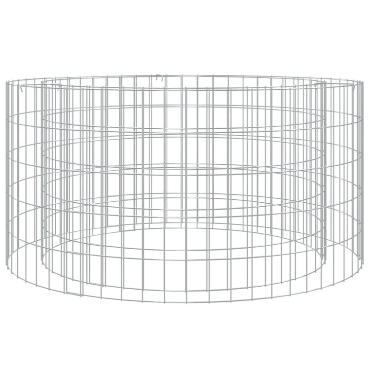 Vidaxl schanskorf foyer Ø 100 cm fer galvanisé