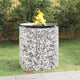 Foyer gabion Vidaxl ø 100 cm en fer galvanisé