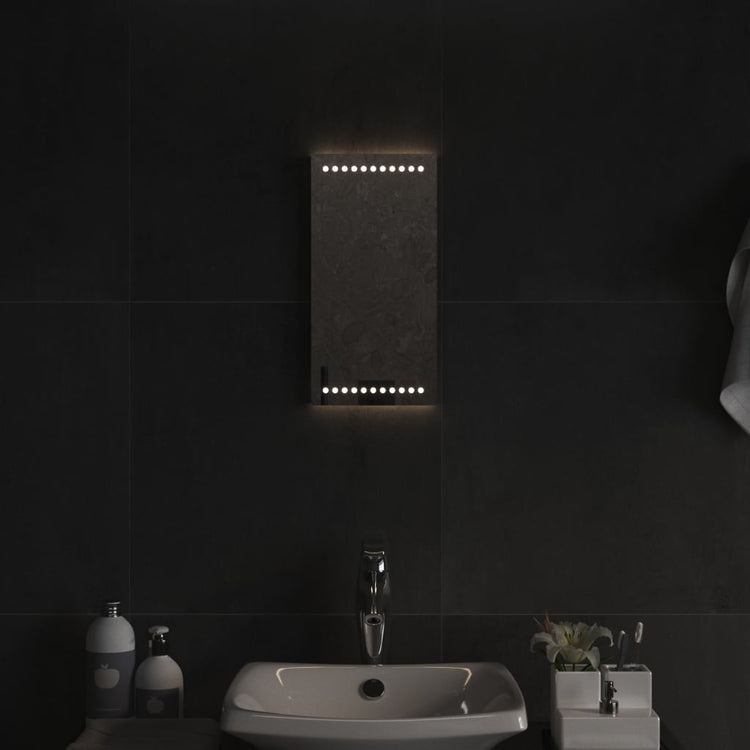 Miroir de salle de bain Vidaxx LED 20x40 cm