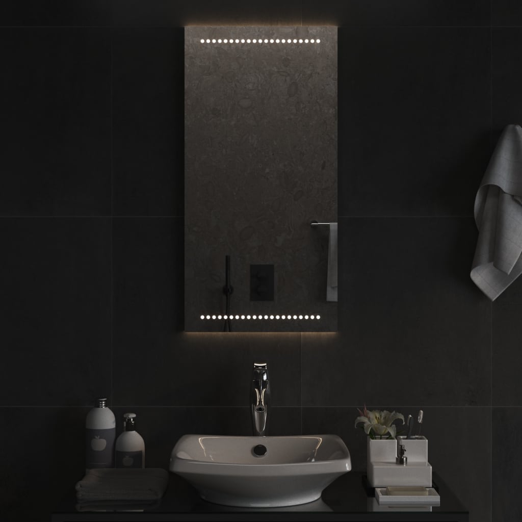Miroir de salle de bain Vidaxx LED 40x80 cm