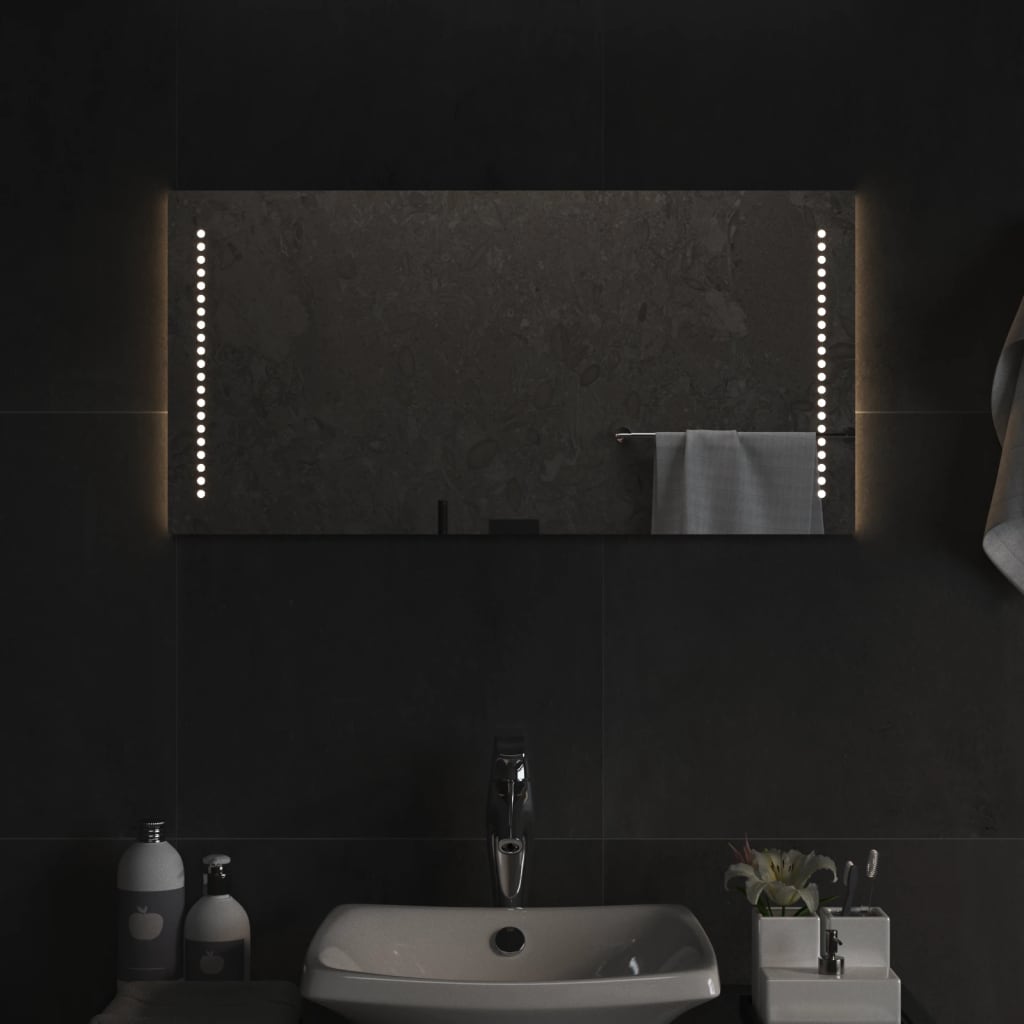 Miroir de salle de bain Vidaxx LED 40x80 cm