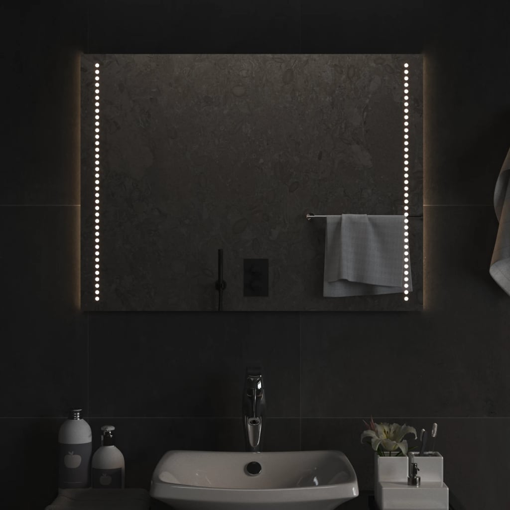 Miroir de salle de bain Vidaxx LED 60x80 cm