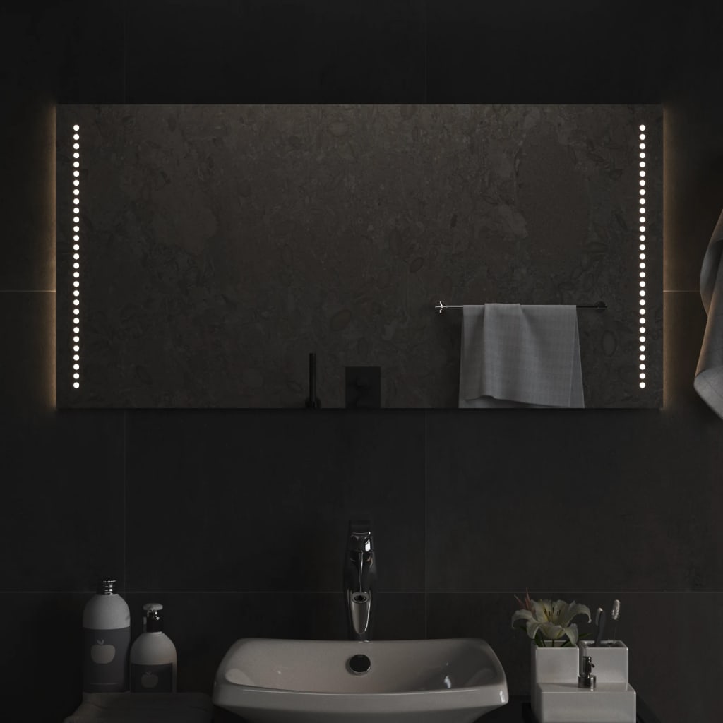 Miroir de salle de bain Vidaxx LED 50x100 cm