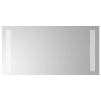 Miroir de salle de bain Vidaxl LED 20x40 cm