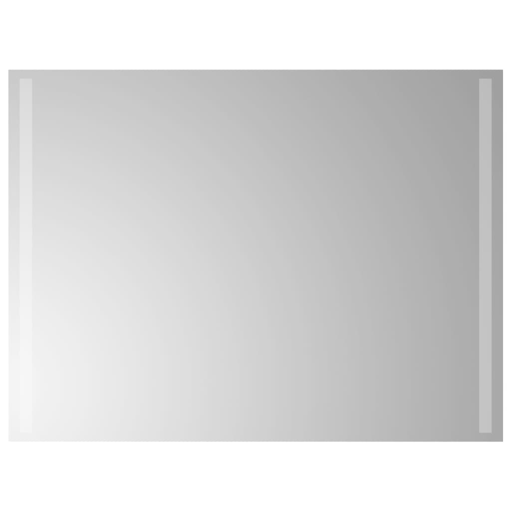 Miroir de salle de bain Vidaxl LED 60x80 cm