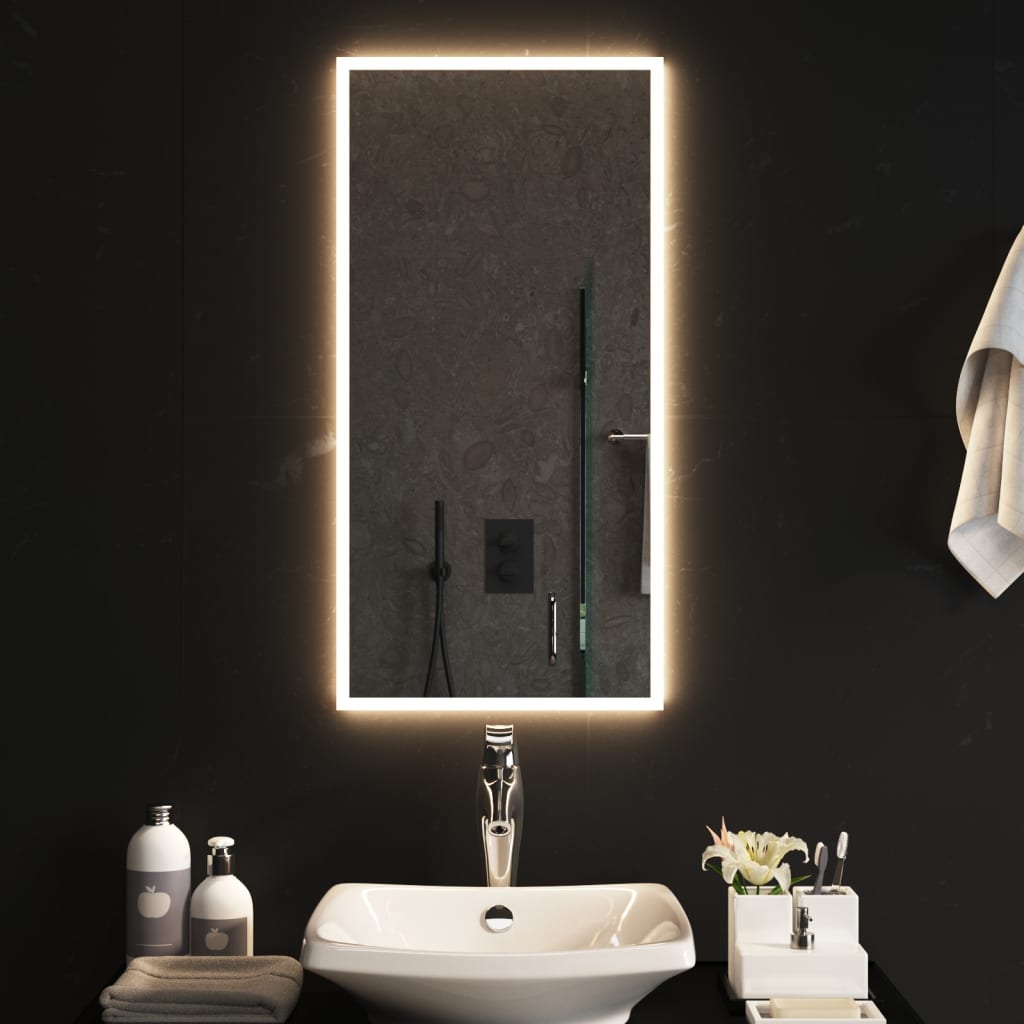 Miroir de salle de bain Vidaxx LED 40x80 cm