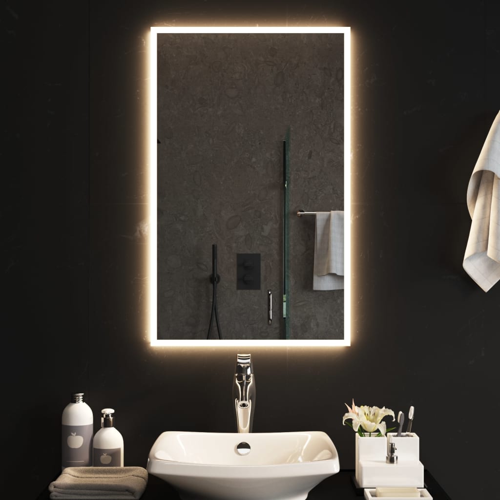 Miroir de salle de bain Vidaxx LED 50x80 cm