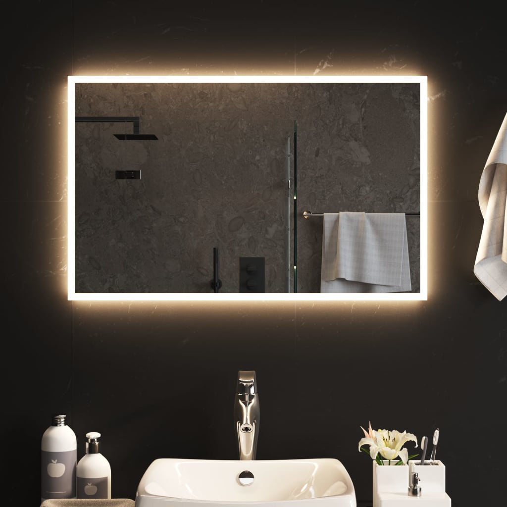 Miroir de salle de bain Vidaxx LED 50x80 cm