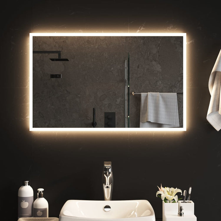 Miroir de salle de bain Vidaxx LED 50x80 cm