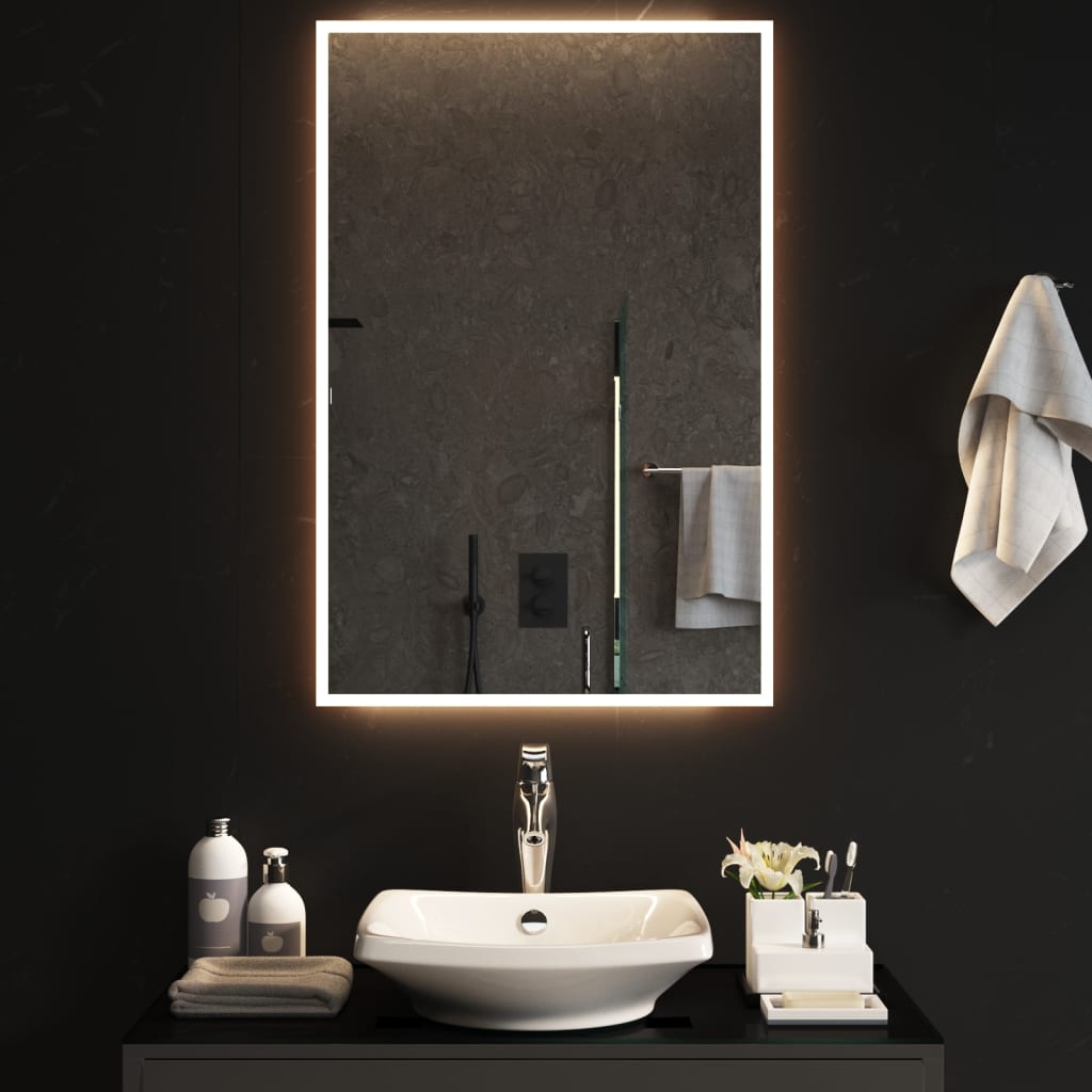 Miroir de salle de bain Vidaxx LED 60x90 cm
