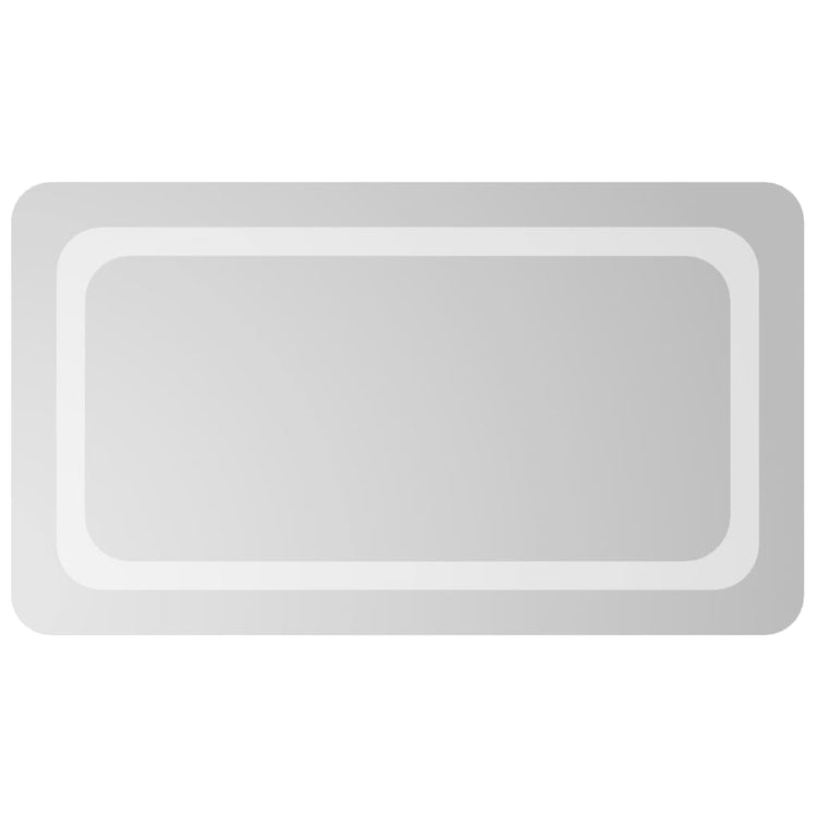 Miroir de salle de bain Vidaxl LED 40x70 cm