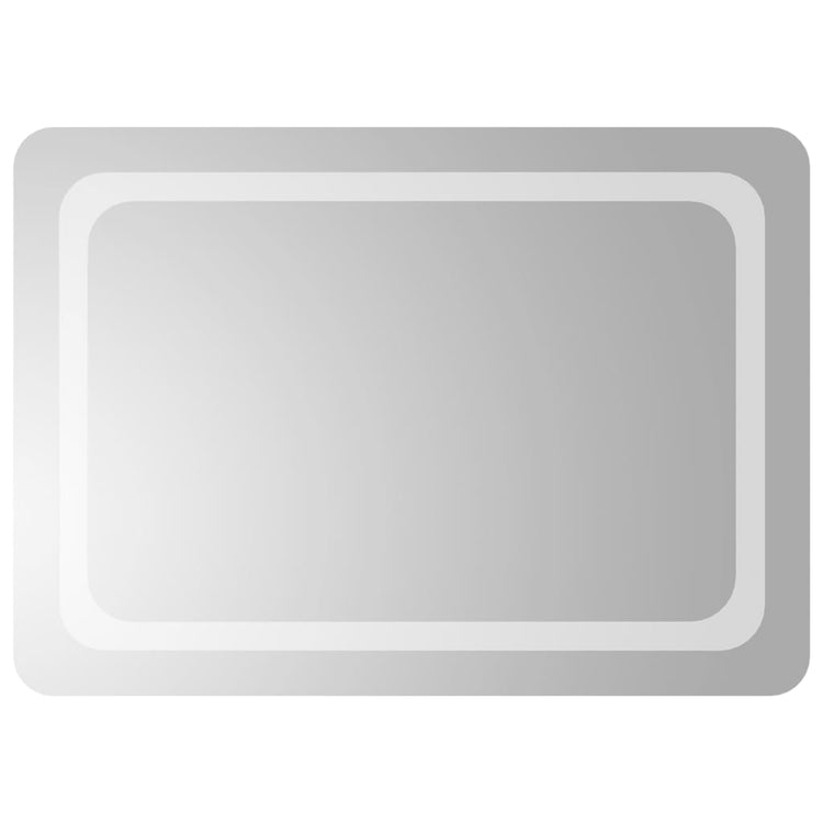 Miroir de salle de bain Vidaxl LED 50x70 cm