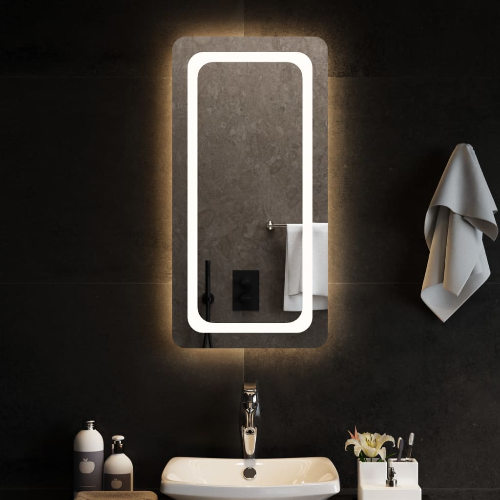 Miroir de salle de bain Vidaxx LED 40x80 cm
