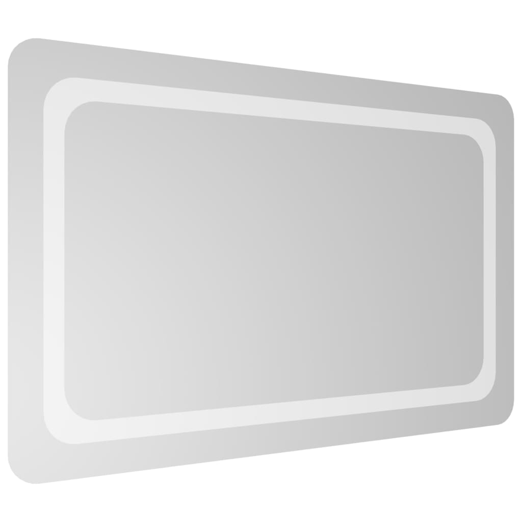 Miroir de salle de bain Vidaxl LED 50x80 cm