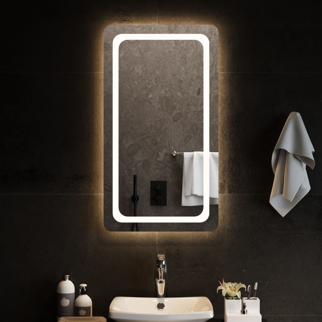 Miroir de salle de bain Vidaxx LED 50x90 cm