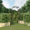 Vidaxl Gardenbog 116x45x240 cm en acier noir