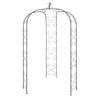 Vidaxl jardin arc Ø180x255 cm en acier noir
