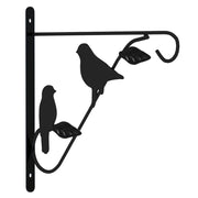Vidaxl Hanging Mand Brackets 4 St Steel Black - afbeelding 3
