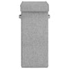 Panier à linge Vidaxl Pollable 26x34.5x59.5 cm en lin gris
