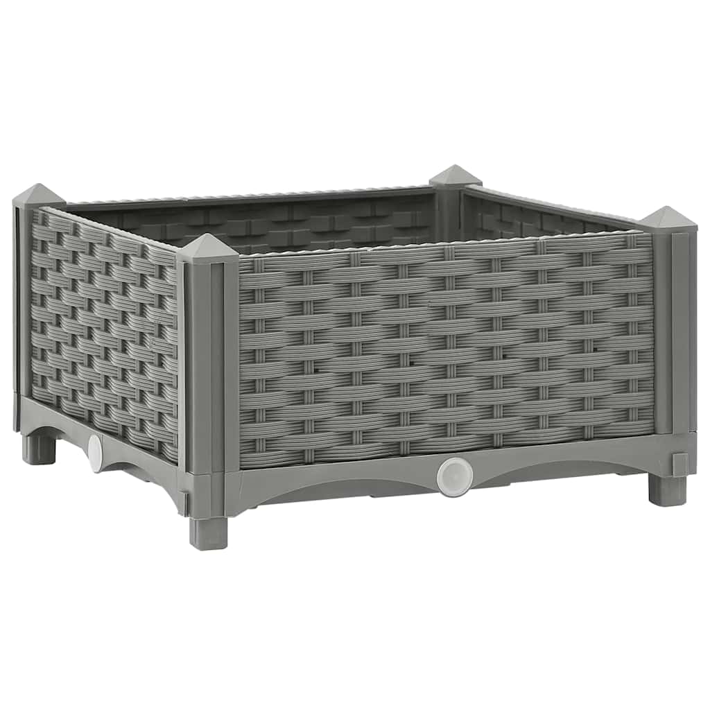 Vidaxx jardinière surélevée 40x40x23 cm polypropylène