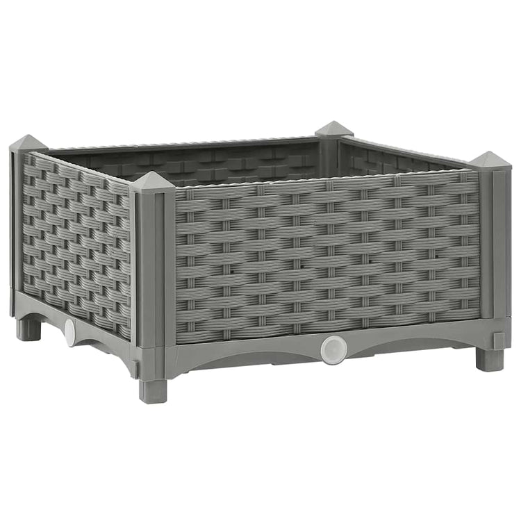 Vidaxx jardinière surélevée 40x40x23 cm polypropylène