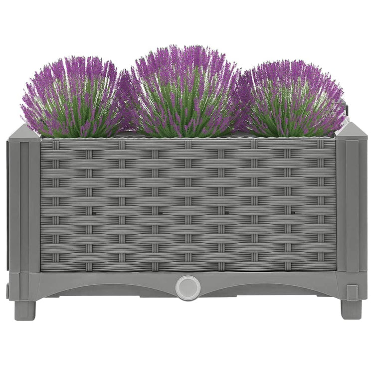 Vidaxx jardinière surélevée 40x40x23 cm polypropylène