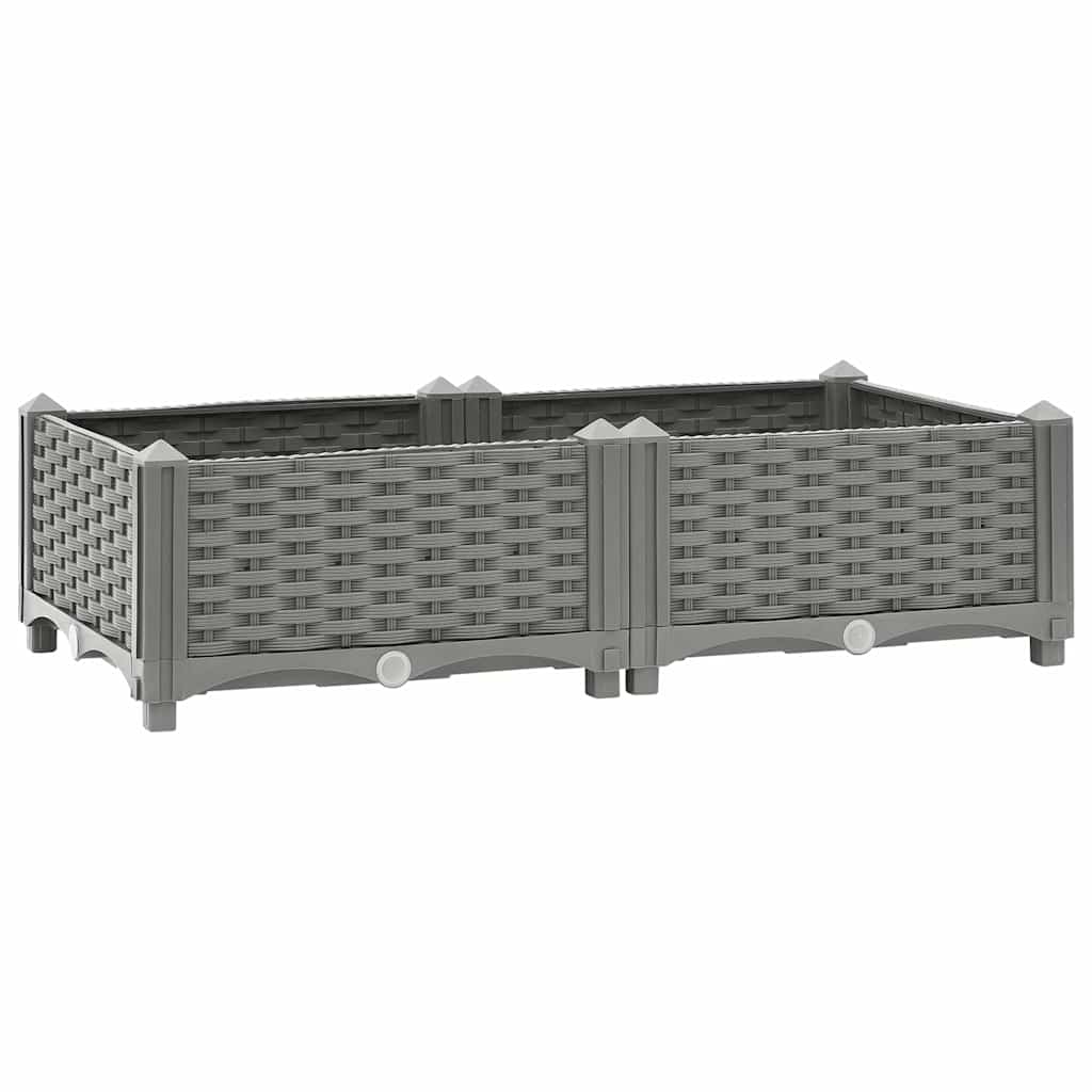 Vidaxl Planter surélevé 80x40x23 cm en polypropène