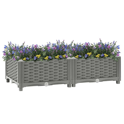 Vidaxl Planter surélevé 80x40x23 cm en polypropène