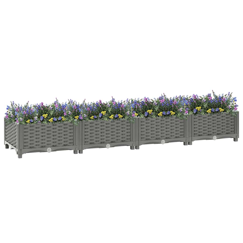 Vidaxl Planter élevé 160x40x23 cm en polypropène