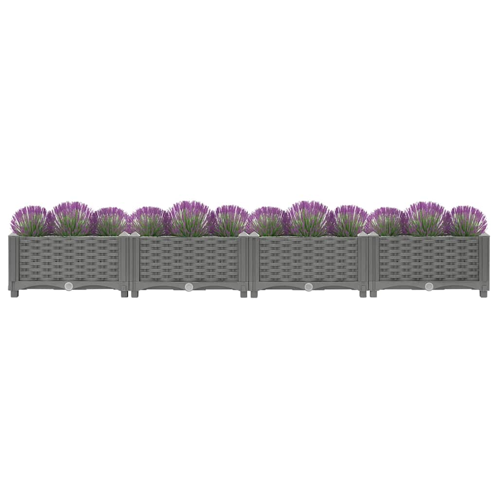 Vidaxl Planter élevé 160x40x23 cm en polypropène