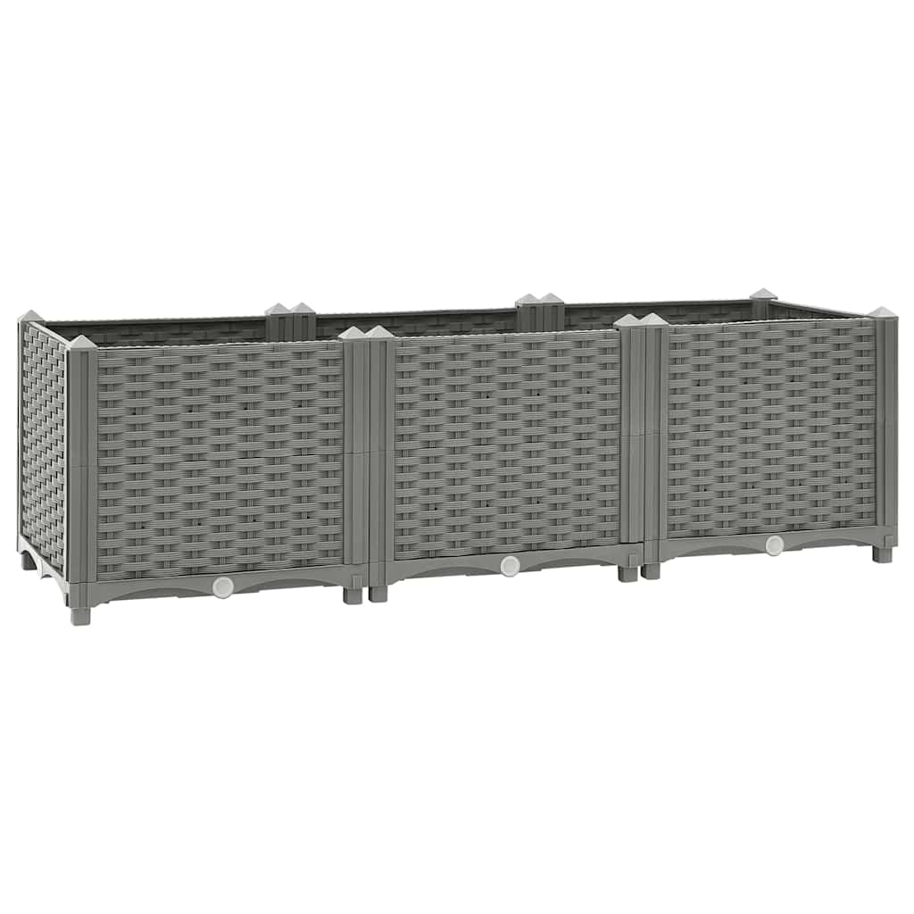 Vidaxl Planter a augmenté de 120x40x38 cm en polypropène