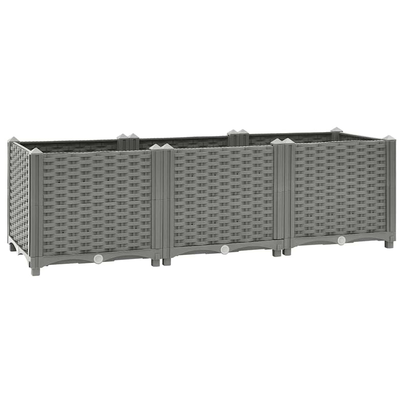 Vidaxl Planter a augmenté de 120x40x38 cm en polypropène