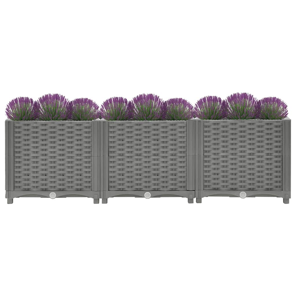Vidaxl Planter a augmenté de 120x40x38 cm en polypropène