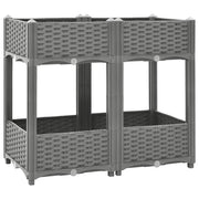 Vidaxl Planter surélevé 80x40x71 cm en polypropène - afbeelding 1