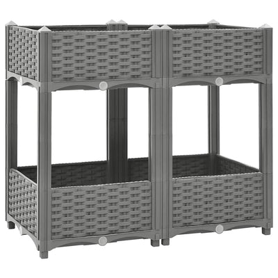 Vidaxl Planter surélevé 80x40x71 cm en polypropène