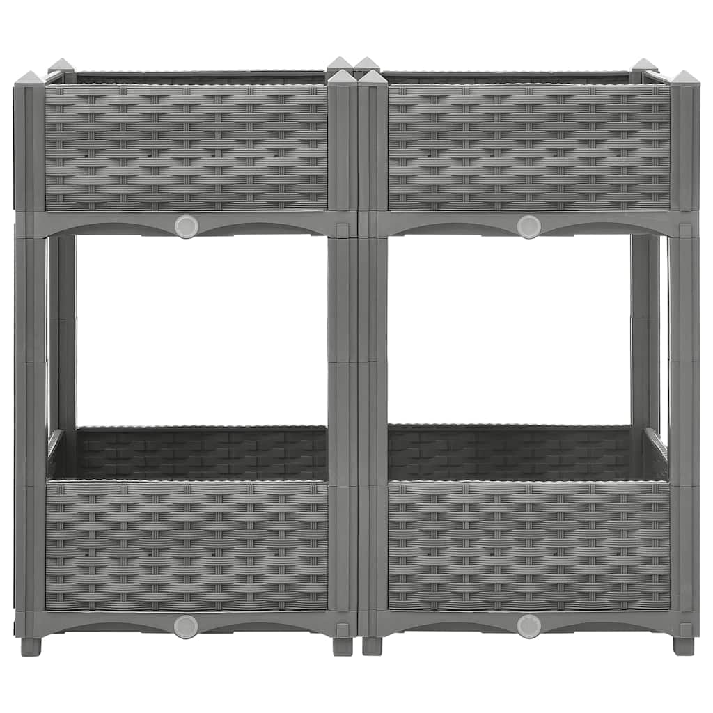 Vidaxl Planter surélevé 80x40x71 cm en polypropène