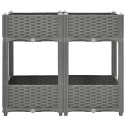Vidaxl Planter surélevé 80x40x71 cm en polypropène - afbeelding 2