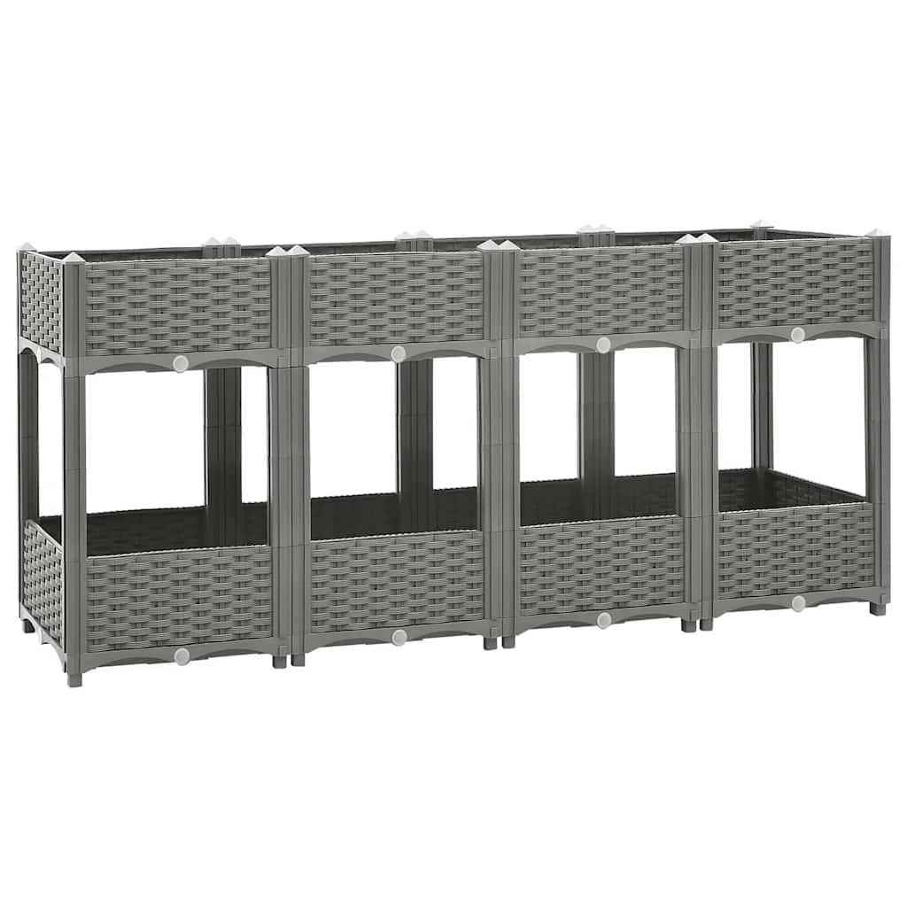 Vidaxl Planter élevé 160x40x71 cm en polypropène
