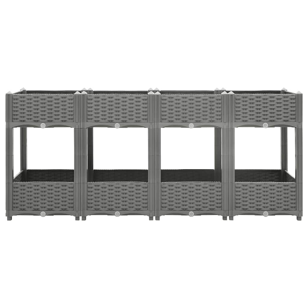 Vidaxl Planter élevé 160x40x71 cm en polypropène