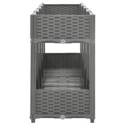 Vidaxl Planter élevé 160x40x71 cm en polypropène - afbeelding 3