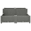 Vidaxl Planter surélevé 80x80x38 cm en polypropylène