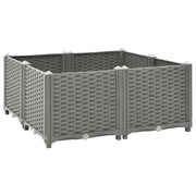 Vidaxl Planter surélevé 80x80x38 cm en polypropylène - afbeelding 1