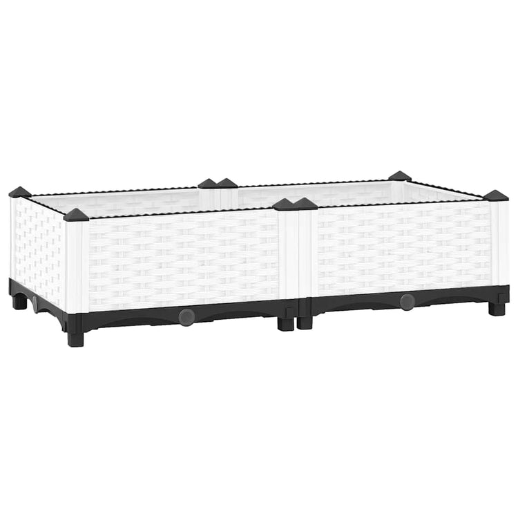 Vidaxl Planter surélevé 80x40x23 cm en polypropène