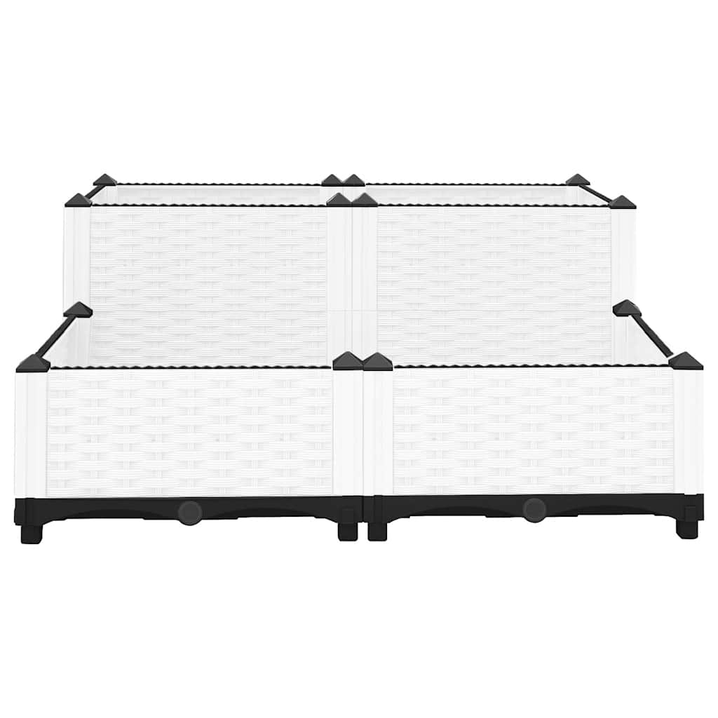 Vidaxl Planter surélevé 80x80x38 cm en polypropylène