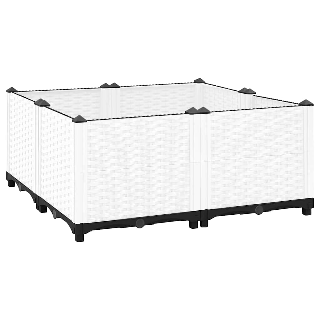 Vidaxl Planter surélevé 80x80x38 cm en polypropylène