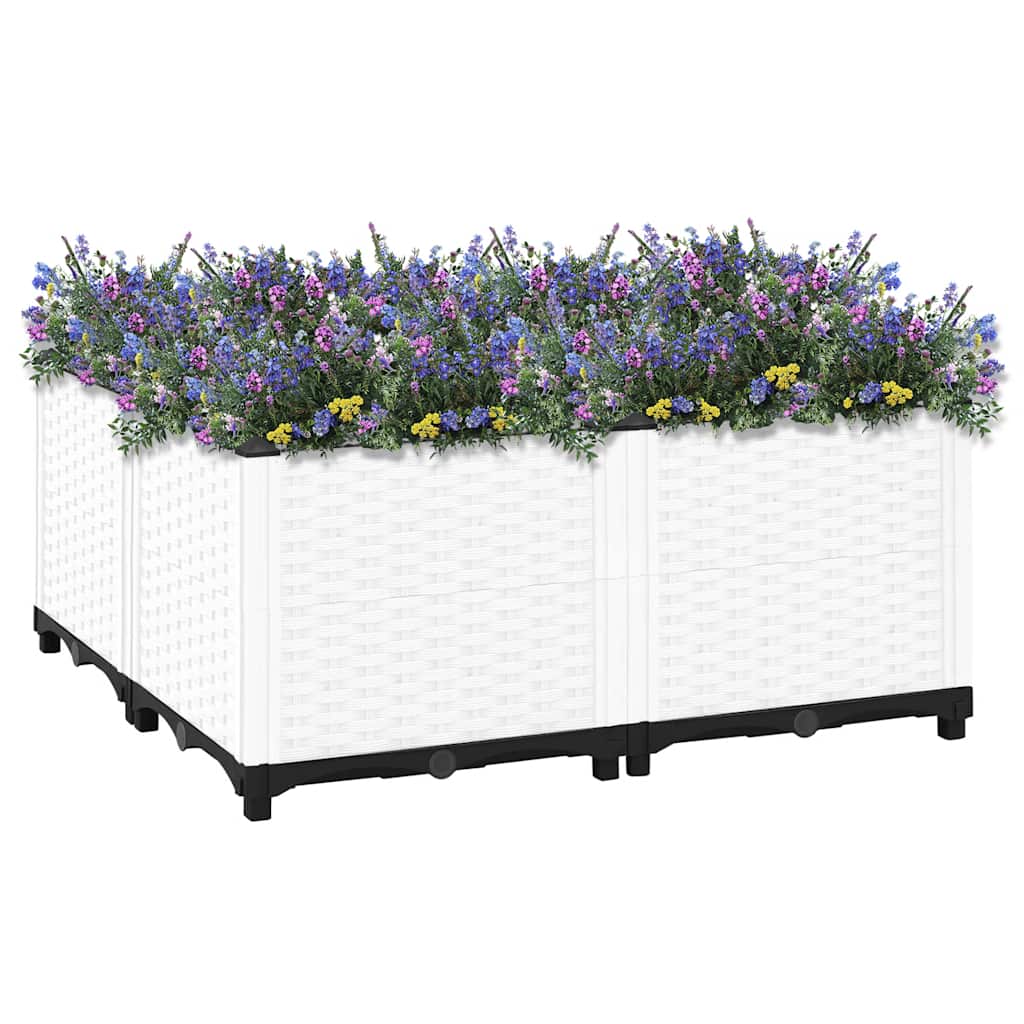 Vidaxl Planter surélevé 80x80x38 cm en polypropylène