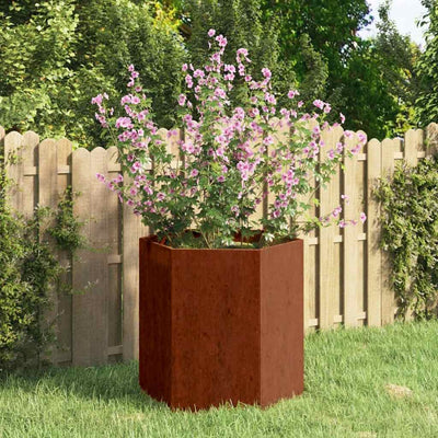 Vidaxl Planning Box Rusty 40x40x45 cm Corten Steel
