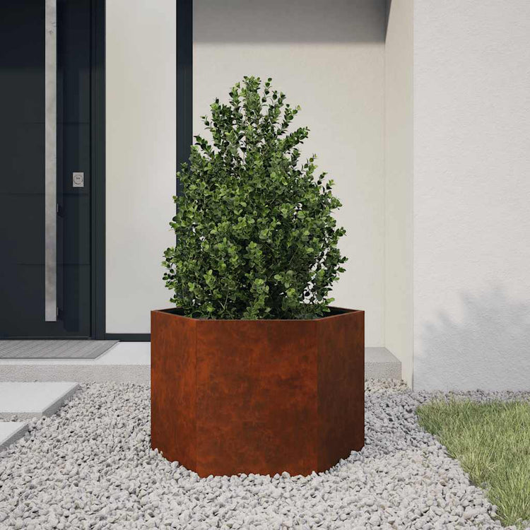 Vidaxl Plannet Rusty 60x60x45 cm Corten Steel