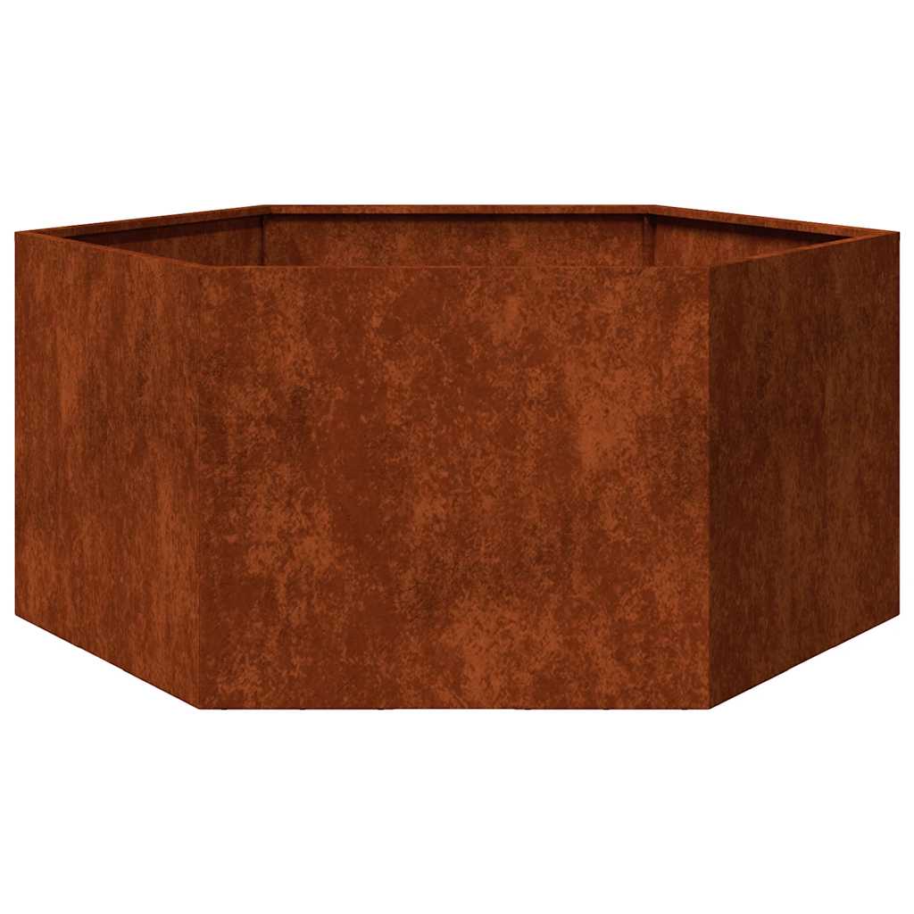 Vidaxl Plannet Rusty 90x90x45 cm Cortenstaal